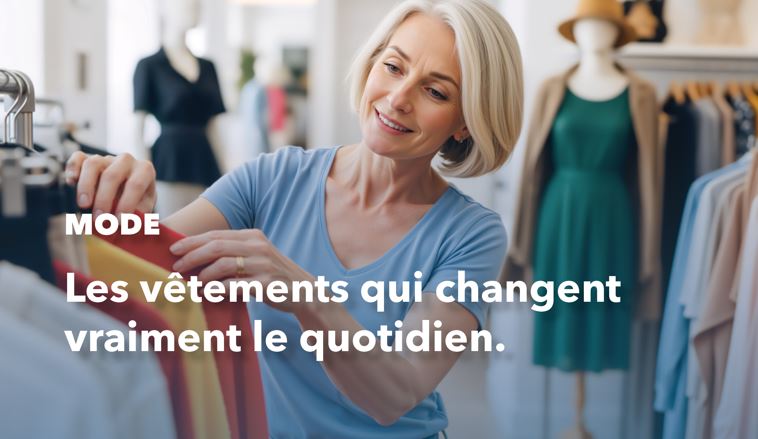 Les vêtements qui changent vraiment le quotidien