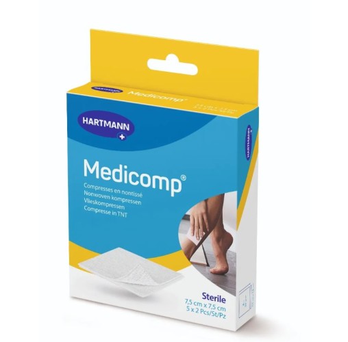 Hartmann Compresses non tissées Medicomp 10 unités