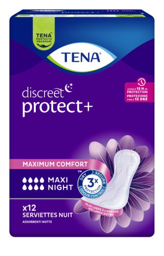 Tena Discreet Maxi Night