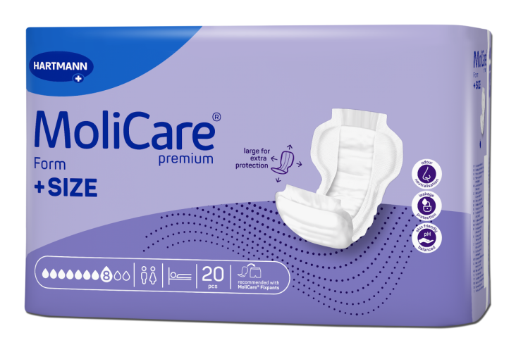 Hartmann Molicare Premium Form 3XL 8 gouttes Size +