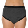 Miniature Suprima Culotte coton femme étanche pour fuites modérées 44/46 Gris Mat Anthracite - 2