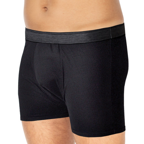 Suprima Slip boxer pour fuites légères avec protection intégrée Noir