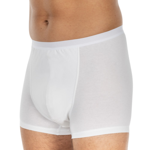 Suprima Slip boxer coton homme étanche pour fuites modérées Blanc