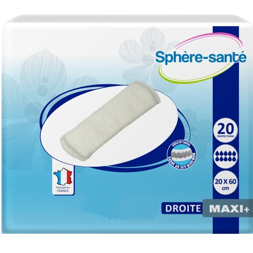 Sphère Santé Couche Droite Traversable 20x60 Maxi +