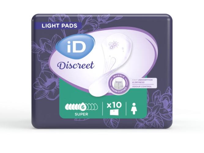 Ontex-ID Discreet light pads for women Maxi