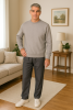Miniature Grenouillère de jour homme haut sweatshirt Solaise - 3