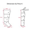Miniature Appareil pressothérapie Press 4 Winelec + 2 bottes + manchette + ceinture - 3
