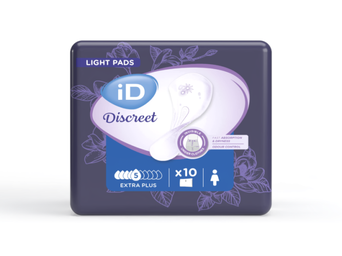 Ontex-ID Discreet light pads for women Extra Plus