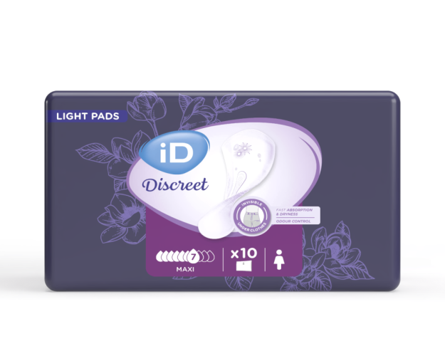 Ontex-ID Discreet light pads for women Maxi
