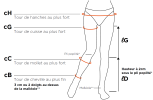 Miniature Radiante Bas de contention Jarfix Microvoile Naturel Classe 3 Semi transparent - 4