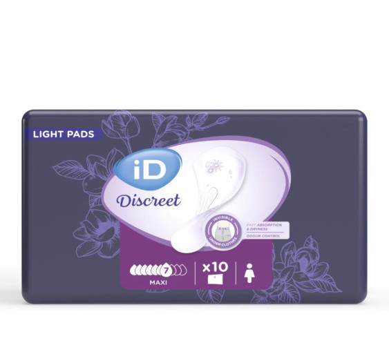 Ontex-ID Discreet light pads for women Super