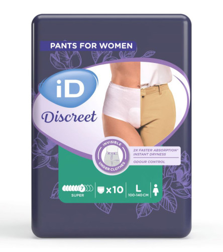 Ontex-ID Discreet pants for women Large Super