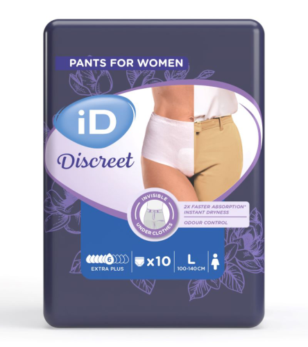 Ontex-ID Discreet pants for women Large Extra Plus