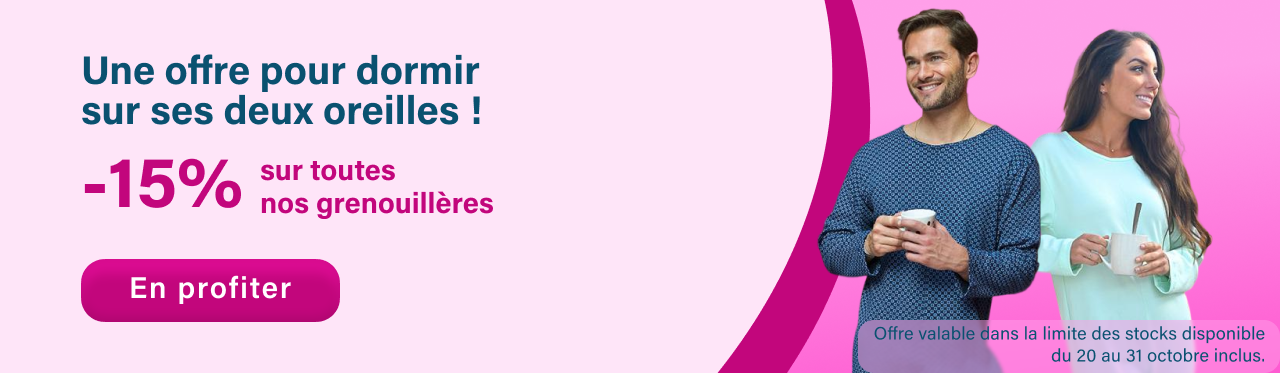 Promo 15% grenouillères