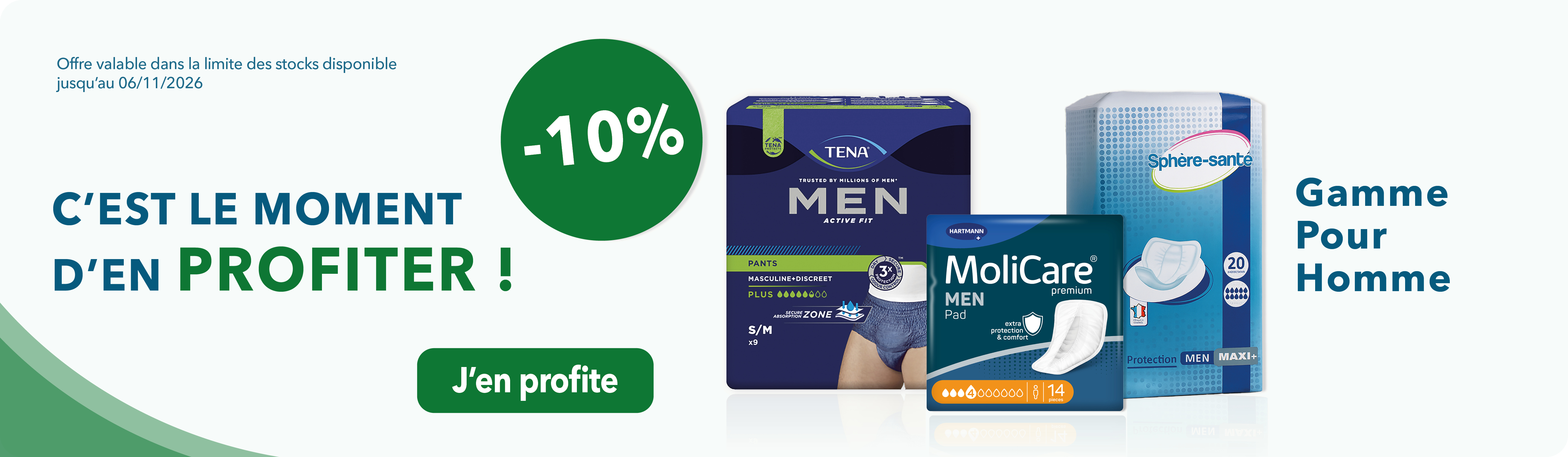 Promo gamme homme